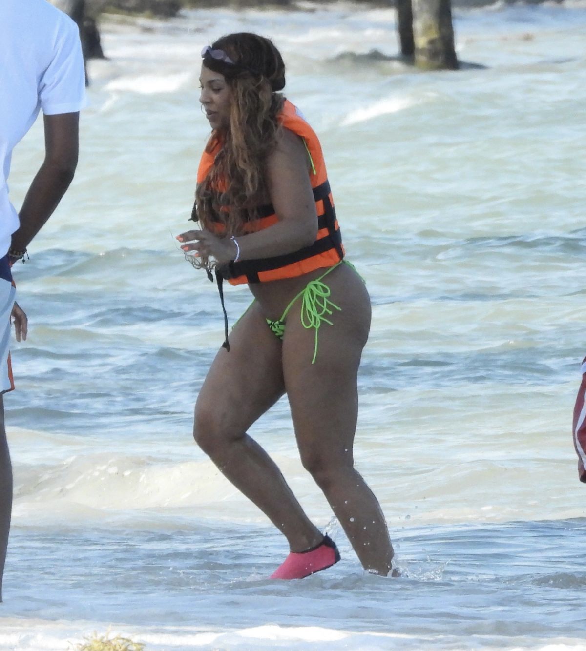 ASHANTI in Bikini at a Beach in Tulum 04/03/2021.