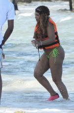 ASHANTI in Bikini at a Beach in Tulum 04/03/2021