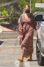 ASHLEE SIMPSON Out in Studio City 04/19/2021