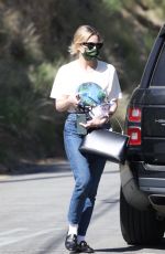 ASHLEY BENSON in Denim Out in Malibu 03/31/2021