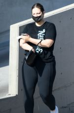 ASHLEY GRAHAM Leaves a Gym in Los Angeles 04/15/2021
