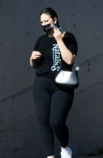 ASHLEY GRAHAM Leaves a Gym in Los Angeles 04/15/2021