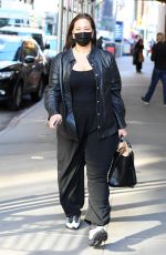 ASHLEY GRHAM Arrives at Michael Kors Fashion Show in New York 04/08/2021