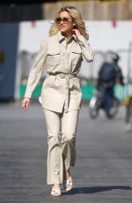 ASHLEY ROBERTS Arrives at Global Radio in London 04/30/2021