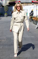 ASHLEY ROBERTS Arrives at Global Radio in London 04/30/2021