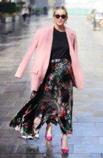 ASHLEY ROBERTS Arrives at Heart Radio Breakfast Show in London 04/22/2021
