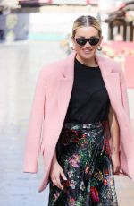 ASHLEY ROBERTS Arrives at Heart Radio Breakfast Show in London 04/22/2021