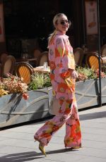 ASHLEY ROBERTS Arrives at Heart Radio in London 04/27/2021