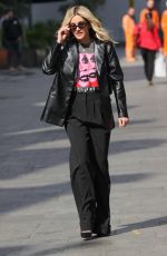 ASHLEY ROBERTS at Heart Radio in London 04/21/2021