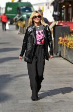 ASHLEY ROBERTS at Heart Radio in London 04/21/2021