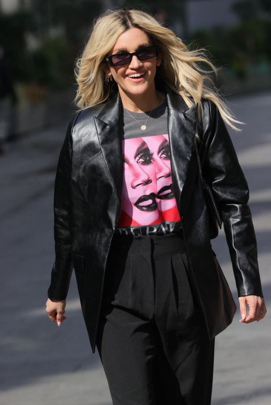 ASHLEY ROBERTS at Heart Radio in London 04/21/2021