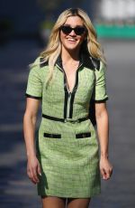 ASHLEY ROBERTS Leaves Global Studios in London 04/19/2021