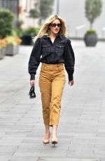 ASHLEY ROBERTS Leaves Global Studios in London 04/28/2021