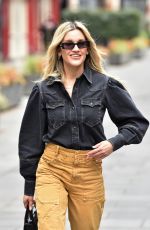 ASHLEY ROBERTS Leaves Global Studios in London 04/28/2021