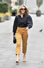 ASHLEY ROBERTS Leaves Global Studios in London 04/28/2021