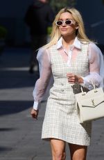 ASHLEY ROBERTS Leaves Heart Radio Breakfast Show in London 04/23/2021