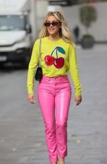ASHLEY ROBERTS Leaves Heart Radio Studios in London 04/01/2021