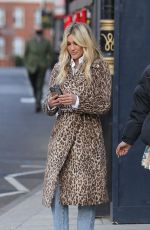 ASHLEY ROBERTS Out with Friends at The Orange Pub in London 04/16/2021