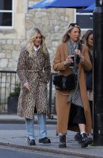 ASHLEY ROBERTS Out with Friends at The Orange Pub in London 04/16/2021