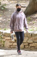ASHLEY TISDALE Out Hiking in Los Feliz 04/14/2021