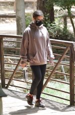 ASHLEY TISDALE Out Hiking in Los Feliz 04/14/2021