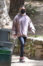 ASHLEY TISDALE Out Hiking in Los Feliz 04/14/2021