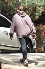 ASHLEY TISDALE Out Hiking in Los Feliz 04/14/2021