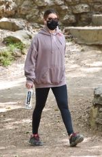 ASHLEY TISDALE Out Hiking in Los Feliz 04/14/2021