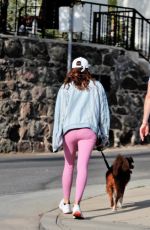AUBREY PLAZA and Jeff Out with Their Dogs in Los Feliz 04/06/2021