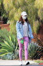 AUBREY PLAZA and Jeff Out with Their Dogs in Los Feliz 04/06/2021