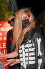 AVRIL LAVIGNE and Mod Sun at Giorgio Baldi in Santa Monica 04/07/2021