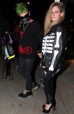 AVRIL LAVIGNE and Mod Sun at Giorgio Baldi in Santa Monica 04/07/2021
