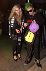 AVRIL LAVIGNE and Mod Sun at Giorgio Baldi in Santa Monica 04/07/2021