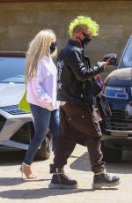 AVRIL LAVIGNE and Mod Sun at Soho House in Malibu 04/16/2021