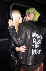 AVRIL LAVIGNE and Mod Sun Night Out in Beverly Hills 04/15/2021