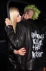 AVRIL LAVIGNE and Mod Sun Night Out in Beverly Hills 04/15/2021