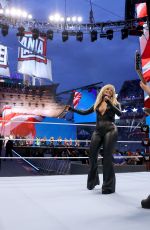 BEBE REXHA Performs at Wrestlemania 37 in Tampa 04/10/2021