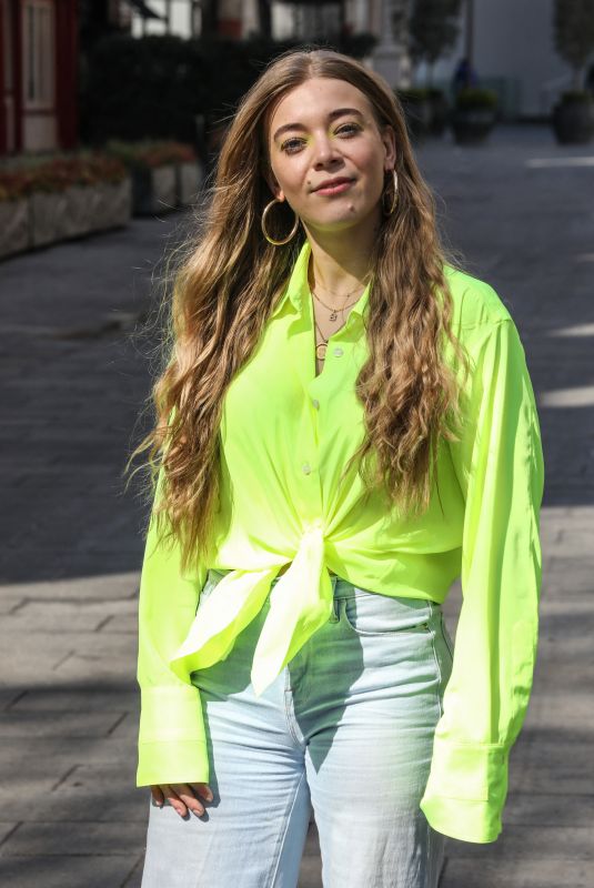 BECKY HILL Leaves Global Radio in London 04/19/2021