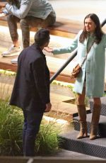 BEL POWLEY on the Set of Morning Show in Los Angeles 04/21/2021