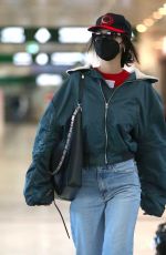 BELLA HADID Arrives at Milan Airport 04/112/2021