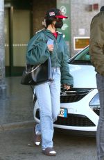 BELLA HADID Arrives at Milan Airport 04/112/2021