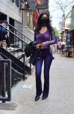 BELLA HADID Leaves Gigi