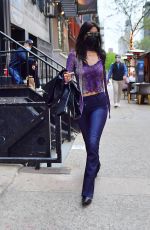 BELLA HADID Leaves Gigi