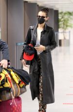 BELLA HADID Leaves Her Hotel in Milan 04/15/2021