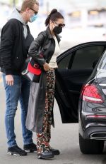 BELLA HADID Leaves Her Hotel in Milan 04/15/2021