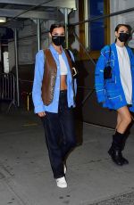 BELLA HADID Night Out at Times Square in New York 04/08/2021