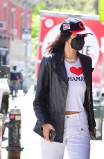 BELLA HADID Out Shopping for Gigi
