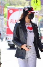 BELLA HADID Out Shopping for Gigi