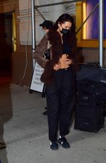 BELLA HADID Out with Her Dog in New York 04/18/2021