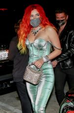 BELLA THORNE Arrives at No Vacancy in Los Angeles 04/02/2021